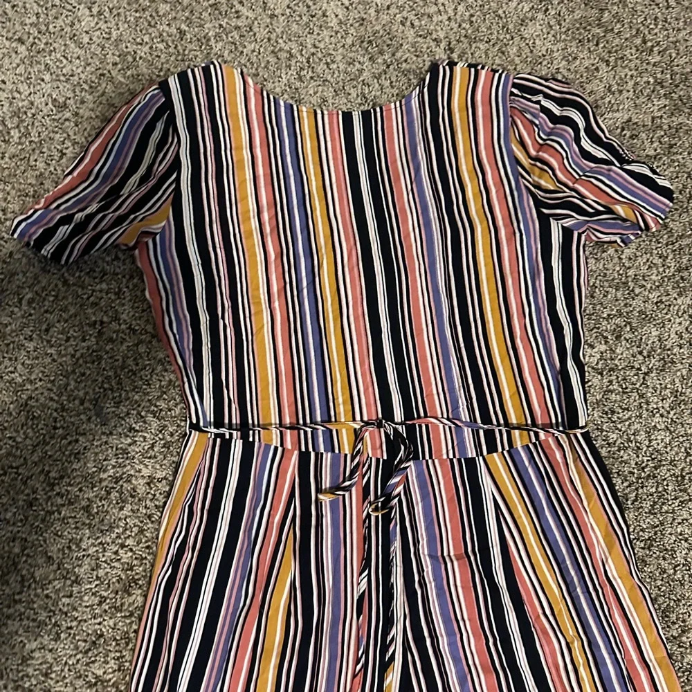 Multicolor Striped Jumpsuit - Picture 7 of 7